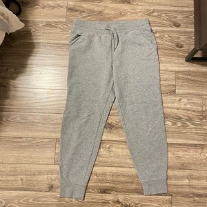 Grey Eddie Bauer sweat joggers.